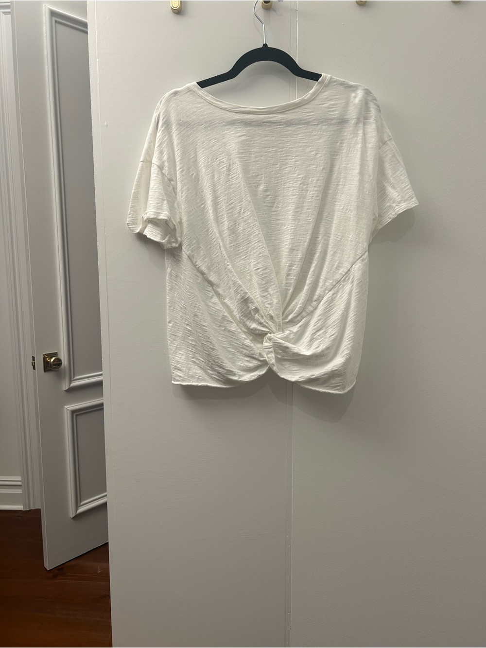a new day White Short Sleeve Twist-Front Tee